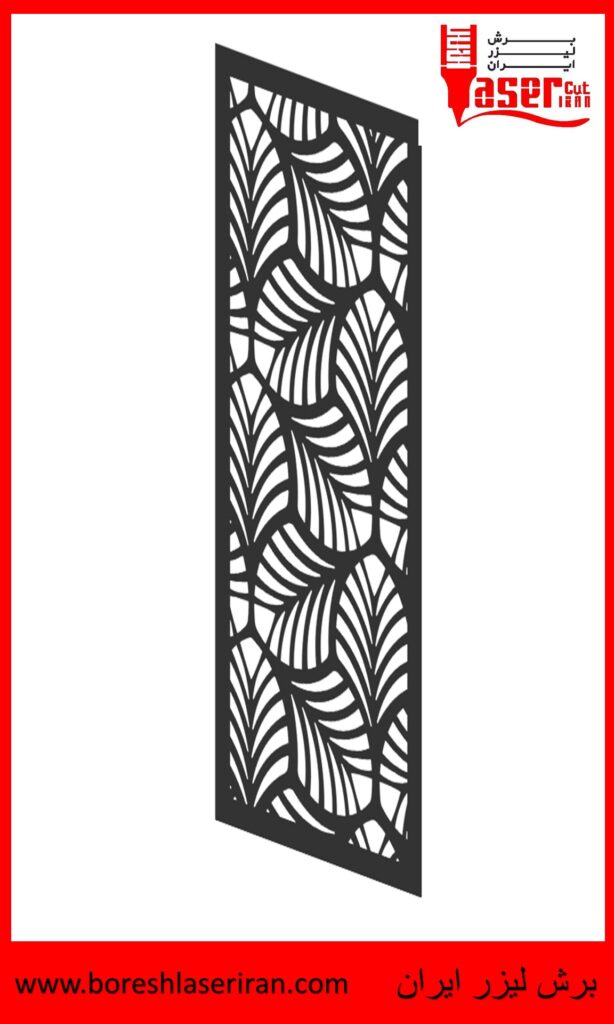 نقشه رایگان طرح درب برش لیزری