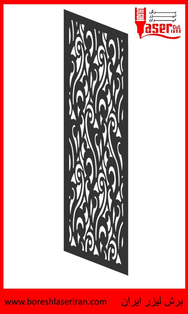 دانلود نقشه رایگان طرح درب برش لیزری