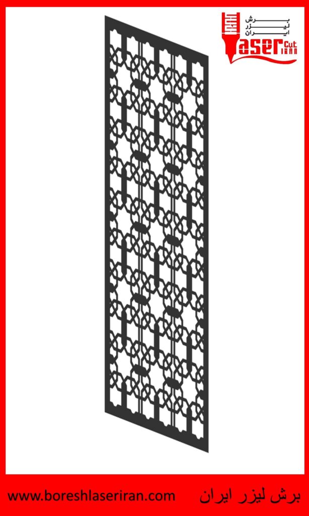 دانلود نقشه رایگان طرح درب برش لیزری