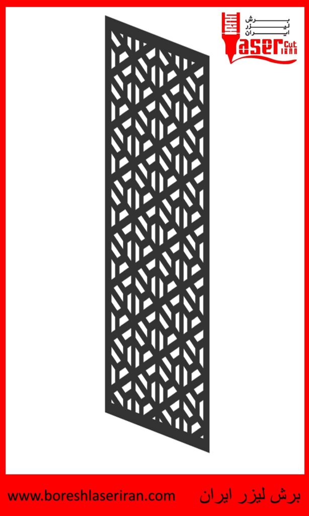نقشه رایگان طرح درب برش لیزری