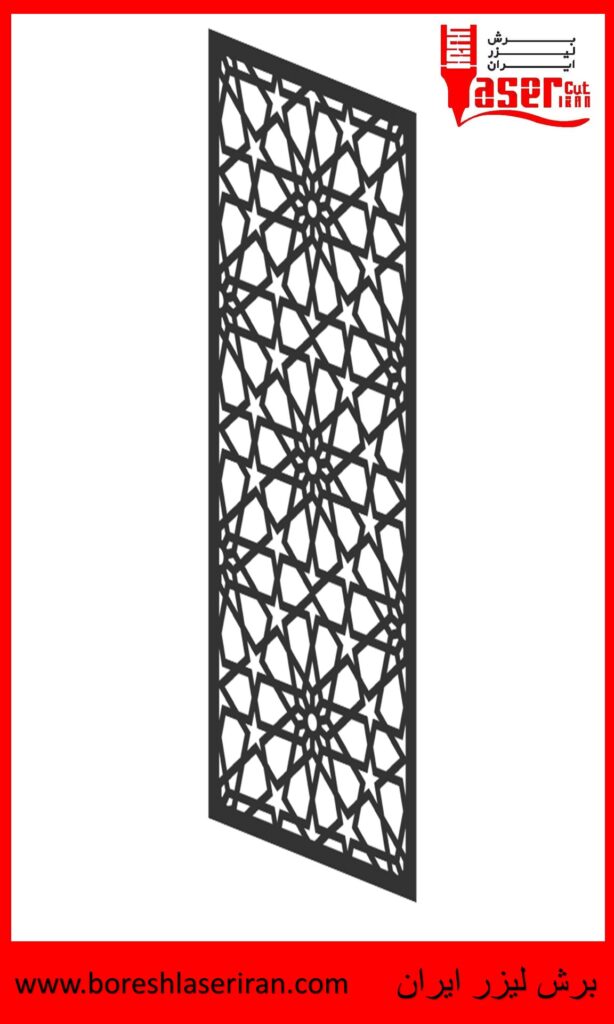 دانلود نقشه رایگان طرح درب برش لیزری