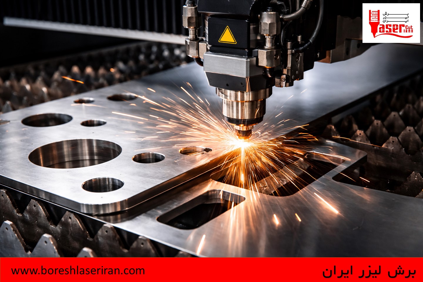 برش لیزر استیل 30 میل در کرج